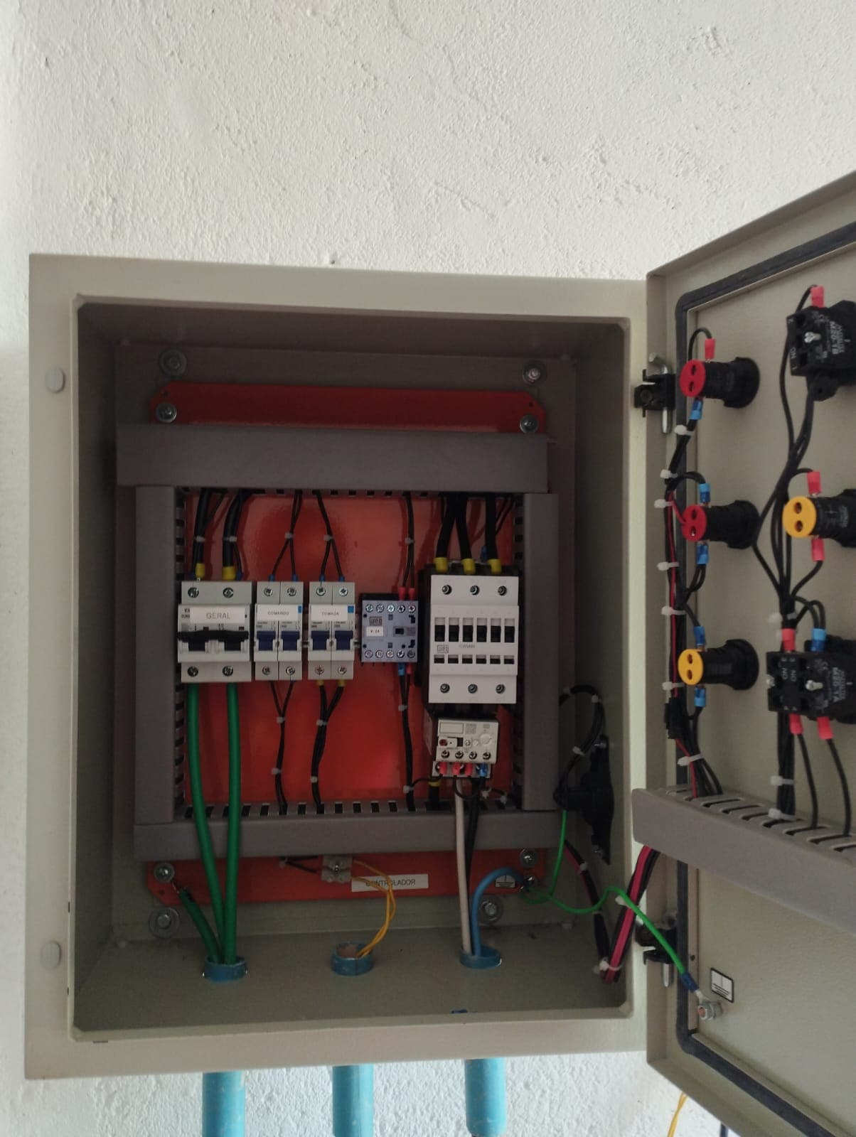 Comandos Elétricos — trabalho executado pela DVR em Ferros-MG