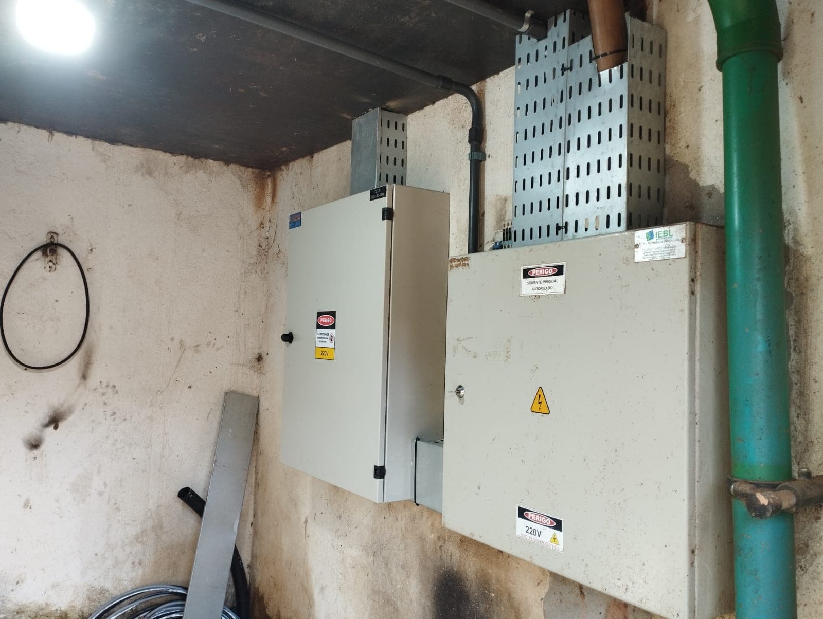 Elétrica Industrial — trabalho executado pela DVR em Ferros-MG